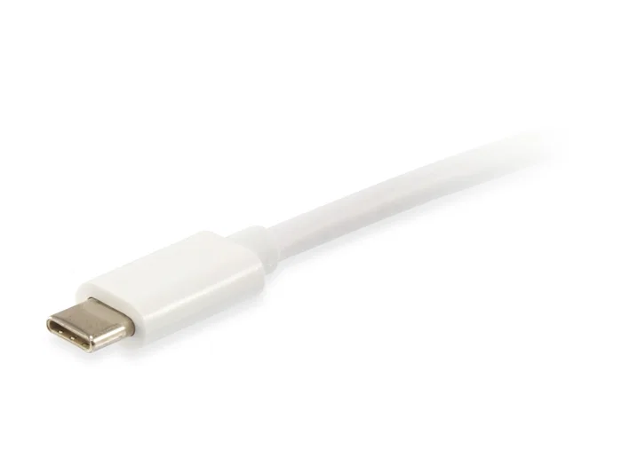 Equip Cable USB-C a USB-C Macho a Macho 128351 USB 3.2 Gen 2 (10 Gbps) 1m, 60W Power Delivery PD, Blanco