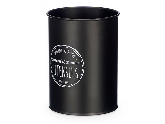 Kinvara Portautensilios Acero Negro 12 x 17 x 12 cm (Set de 12)