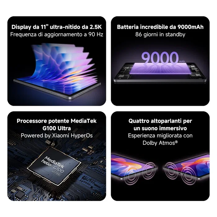 Xiaomi Redmi Pad 2 128GB 4GB RAM Gris Grafito