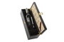 DKD Home Decor Set de 3 piezas para vino Caballero Marrón Mate con detalles Domino