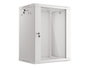 LANBERG Armario Rack Mural 19 Pulgadas 15U 600x450 Gris Puerta Cristal