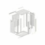 LANBERG Armario Rack Mural 19 Pulgadas 15U 600x450 Gris Puerta Cristal