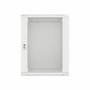 LANBERG Armario Rack Mural 19 Pulgadas 15U 600x450 Gris Puerta Cristal
