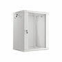 LANBERG Armario Rack Mural 19 Pulgadas 15U 600x450 Gris Puerta Cristal