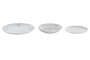 DKD Home Decor Set de Vajilla Pixel Love 18 Piezas Rosa y Blanco