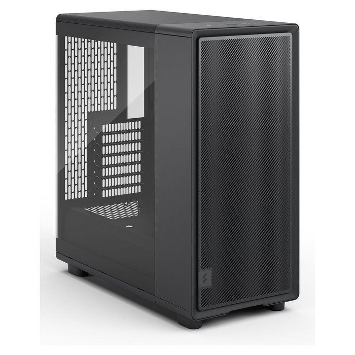Fractal Design Epoch Midi Tower Gaming PC Case Negro Vidrio Templado TG Light Tint, ATX, micro-ATX, Mini-ITX