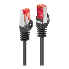 Lindy Latiguillo Ethernet CAT6 S/FTP Basic, Negro, 1m