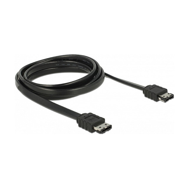 DeLOCK 85641 Cable eSATA a eSATA 2 m Negro DeLOCK 85641 Cable eSATA a eSATA 2 m Negro