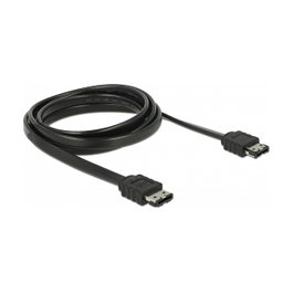 DeLOCK Cable eSATA 3 Gb/s Buchse > eSATA Buchse 2 m negro