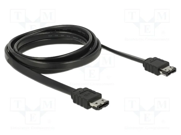 DeLOCK 85641 Cable eSATA a eSATA 2 m Negro DeLOCK 85641 Cable eSATA a eSATA 2 m Negro