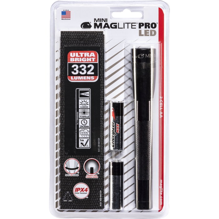 Maglite Mini-Pro LED AA Negra Maglite Mini-Pro LED AA Negra