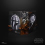 Hasbro Star Wars Black Series Casco Electrónico Réplica 1:1 The Mandalorian Din Djarin con Luz Visor Ajustable - Efectos de Luz