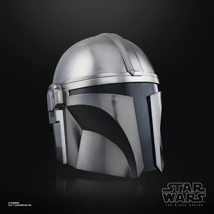 Hasbro Star Wars The Black Series Casco Electrónico The Mandalorian Plata