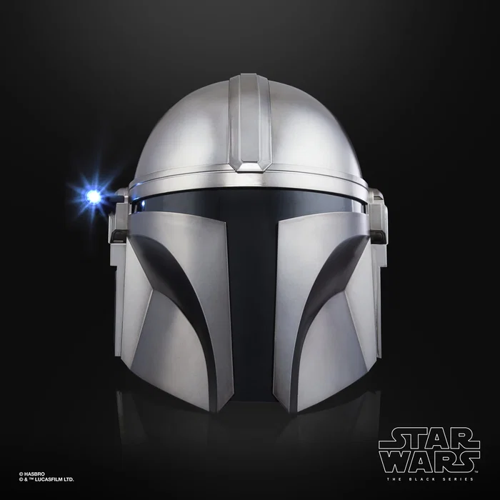 Hasbro Star Wars The Black Series Casco Electrónico The Mandalorian Plata