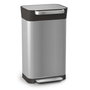 Joseph Joseph Titan Cubo de basura de acero inoxidable con compactador de 30 L