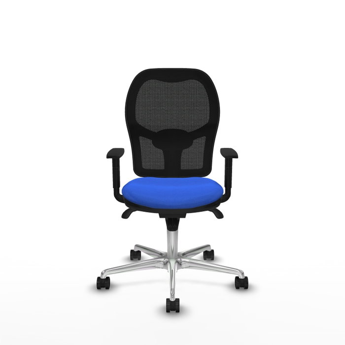 PIQUERAS Y CRESPO Silla de oficina Jorquera Azul con mecanismo Sincro