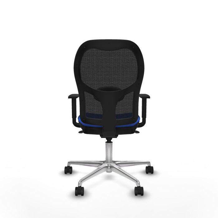 PIQUERAS Y CRESPO Silla de oficina Jorquera Azul con mecanismo Sincro