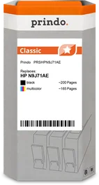 Prindo Classic Multipack negro / varios colores compatible con HP 62