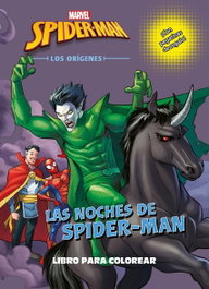 DISNEY LIBROS Libro para colorear Spider-Man Marvel con adhesivos