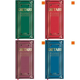 Dohe Dietario Anual Día Página 2026 en Catalán, 14.5 x 31 cm, Geltex, 424 Páginas, FSC, Cinta de Registro