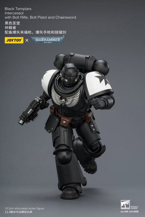 Joy Toy Warhammer 40,000 Black Templars Intercessor de 12 cm