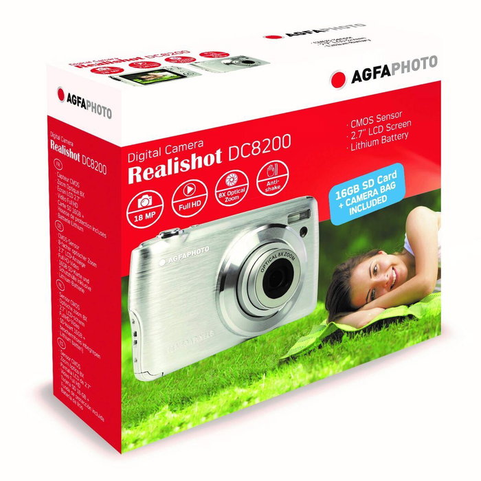 Agfaphoto Realishot DC8200 Cámara Digital 18MP Plata Agfaphoto Realishot DC8200 Cámara Digital 18MP Plata