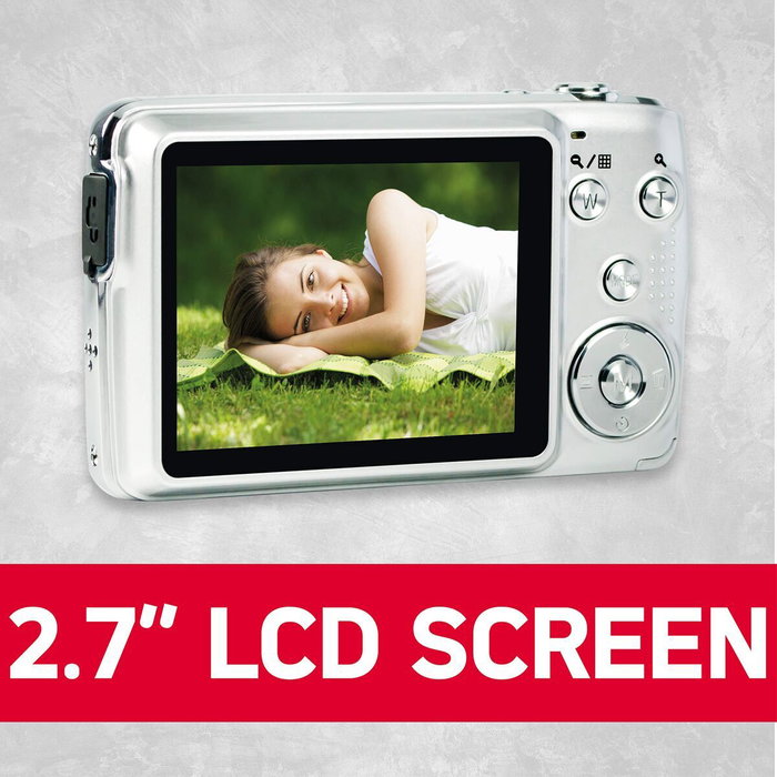 AgfaPhoto Realishot DC8200 Plata con Kit de Accesorios y Tarjeta SD 16GB