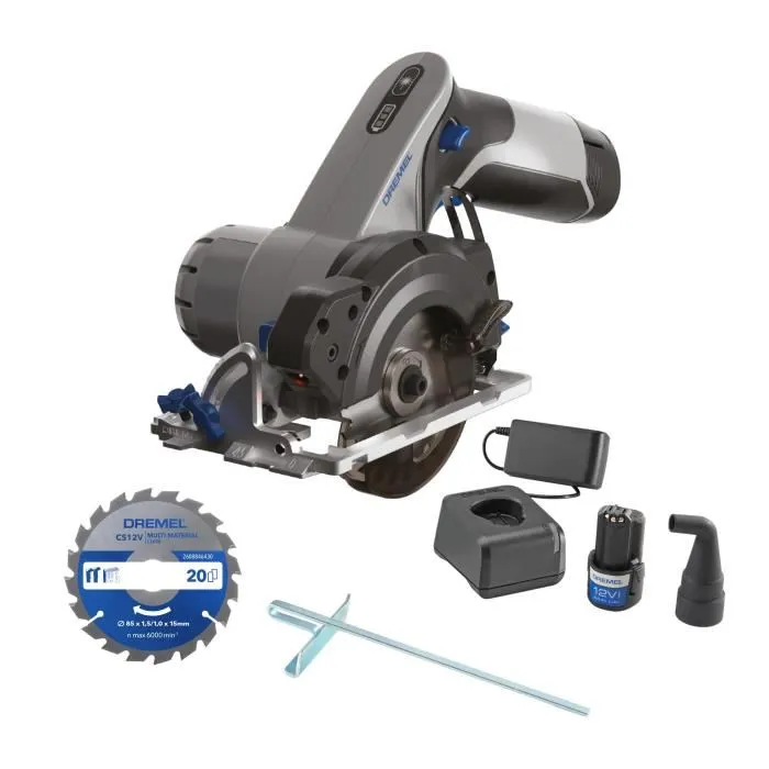 Dremel Sierra Compacta CS12V-S1 12V con 3 Accesorios, 1 Batería 2Ah + Cargador Dremel Sierra Compacta CS12V-S1 12V con 3 Accesorios, 1 Batería 2Ah + Cargador