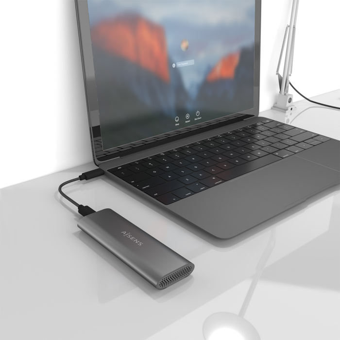 Aisens ASM2-015GR Caja Externa M.2 SATA/NVMe Gris Aisens ASM2-015GR Caja Externa M.2 SATA/NVMe Gris