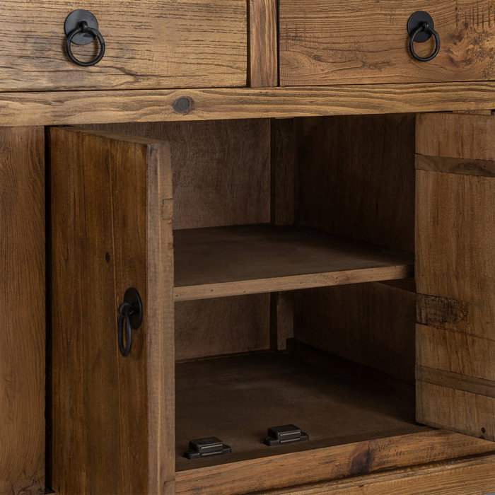 Aparador Madera Reciclada Salón 190 X 50 X 80 cm