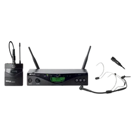 AKG Presenter Band 9 Sistema inalámbrico UHF con petaca, micrófono lavalier y receptor