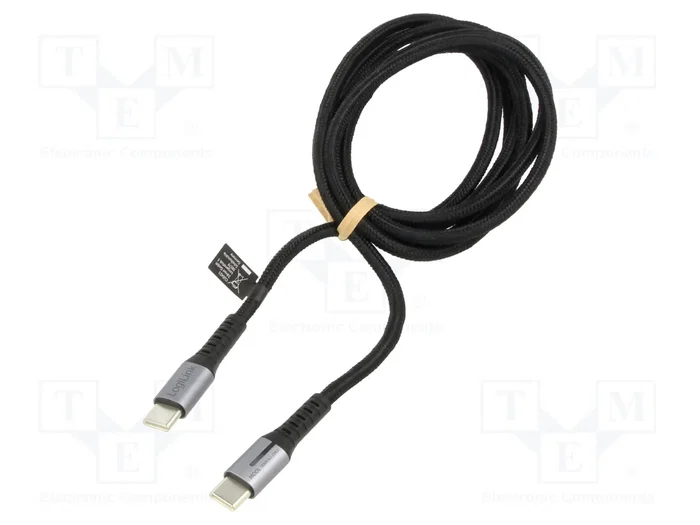 LogiLink Cable USB-C de 1,5 m, 100 W, 480 Mb/s, Negro LogiLink Cable USB-C de 1,5 m, 100 W, 480 Mb/s, Negro