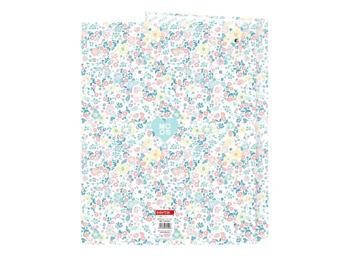 Carpeta de anillas Moos Fiori Multicolor A4 26.5 x 33 x 4 cm