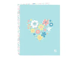 Carpeta de anillas Moos Fiori Multicolor A4 26.5 x 33 x 4 cm