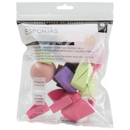 Cosmetic Club Juego de 25 Esponjas Maquillaje para Aplicación Perfecta, Reutilizables y Lavables