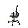 PIQUERAS Y CRESPO Silla de oficina Cilanco con mecanismo Sincro/Traslack Verde y Gris