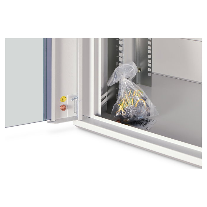 Digitus Bastidor Rack Pared DN-16U - Serie Dynamic-N 600x450 mm (16U, 60 kg, 19", Puertas de Cristal y Acero, Gestión de Cables, IP20, para Montaje)