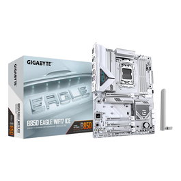 Gigabyte B850 Eagle Wifi7 ICE - Placa Base ATX Socket AM5 para AMD Ryzen 7000/8000/9000 con Wi-Fi 7, PCIe 5.0, DDR5 hasta 8200 MHz y LAN 2.5GbE