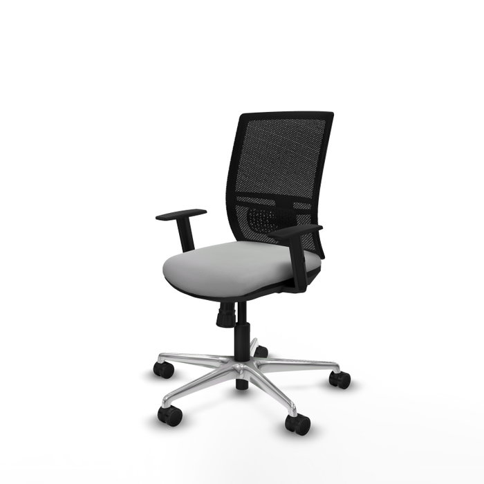 PIQUERAS Y CRESPO Silla de oficina Yunquera Gris claro/Negro PIQUERAS Y CRESPO Silla de oficina Yunquera Gris claro/Negro