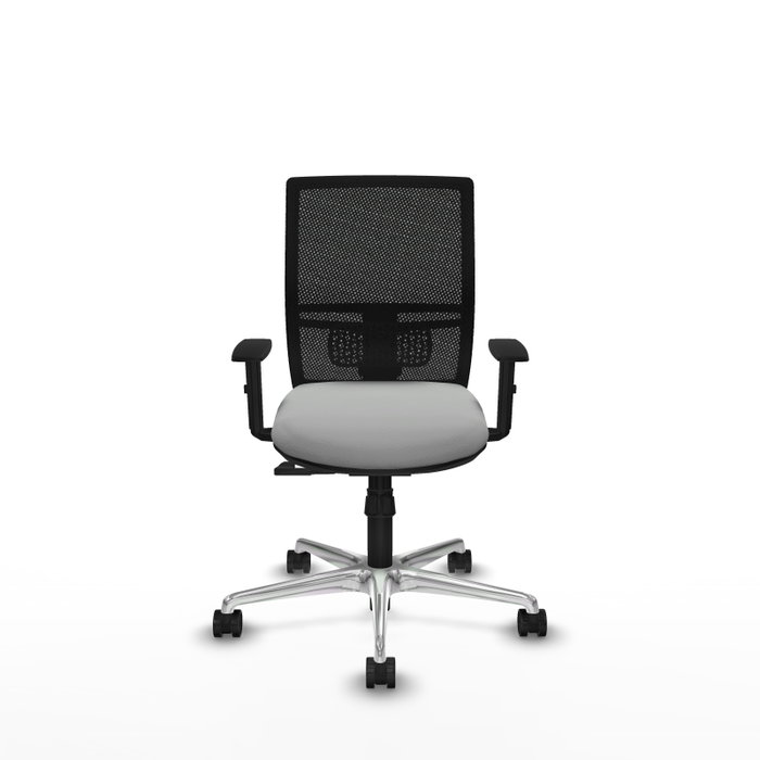 PIQUERAS Y CRESPO Silla de oficina Yunquera Gris claro/Negro PIQUERAS Y CRESPO Silla de oficina Yunquera Gris claro/Negro