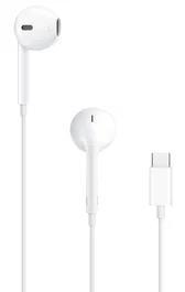 Apple EarPods (USB-C) Auriculares Alámbrico Intraaural con Micrófono Integrado y Control para iPhone - Modelo MTJY3ZM/A - Blanco