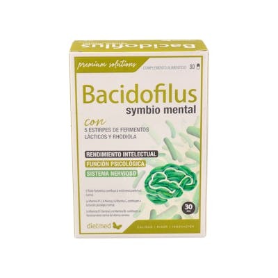 Dietmed Bacidofilus Symbio mental 30 cápsulas