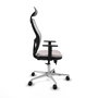 PIQUERAS Y CRESPO Silla de oficina Jorquera Blanco con Mecanismo Sincro/Traslack