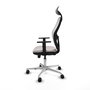 PIQUERAS Y CRESPO Silla de oficina Jorquera Blanco con Mecanismo Sincro/Traslack
