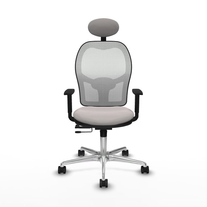 PIQUERAS Y CRESPO Silla de oficina Jorquera Blanco con Mecanismo Sincro/Traslack
