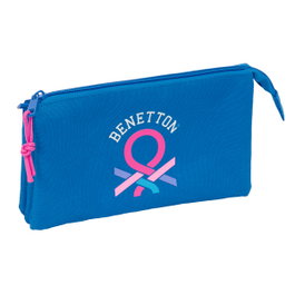 Safta Portatodo Triple Benetton Basics Azulina