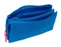Safta Estuche Portatodo Triple Cremallera Colección Benetton Basic - Dimensiones 120x220x30 mm