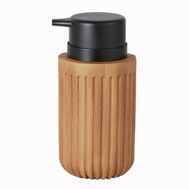 DKD Home Decor Dosificador Alpino Marron Negro 8 x 17.5 x 9 cm (2 Unidades)