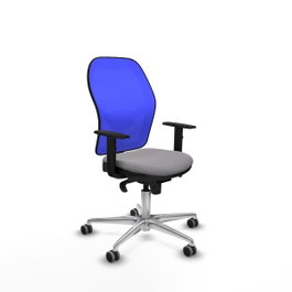 PIQUERAS Y CRESPO Silla de Oficina Jorquera Sincro Gris y Azul