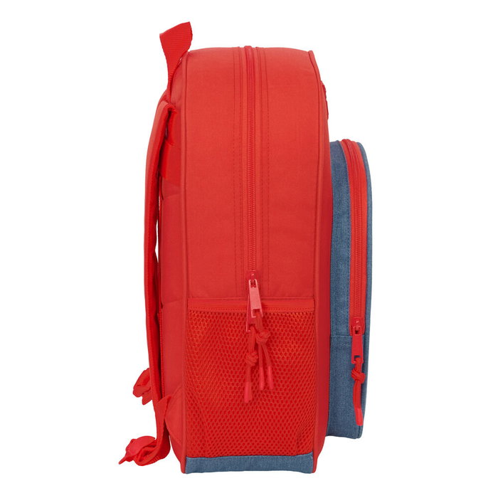SAFTA - Mochila adaptable Super Mario para niños y carritos, 38 cm, con bolsillo para botella y hombreras acolchadas SAFTA - Mochila adaptable Super Mario para niños y carritos, 38 cm, con bolsillo para botella y hombreras acolchadas